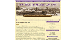 Desktop Screenshot of algerie-ancienne.com
