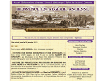 Tablet Screenshot of algerie-ancienne.com